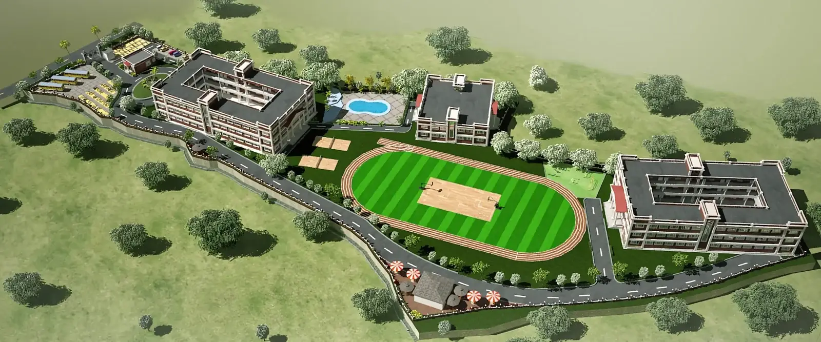 3D Master Plan – Summer Valley School, Moradabad