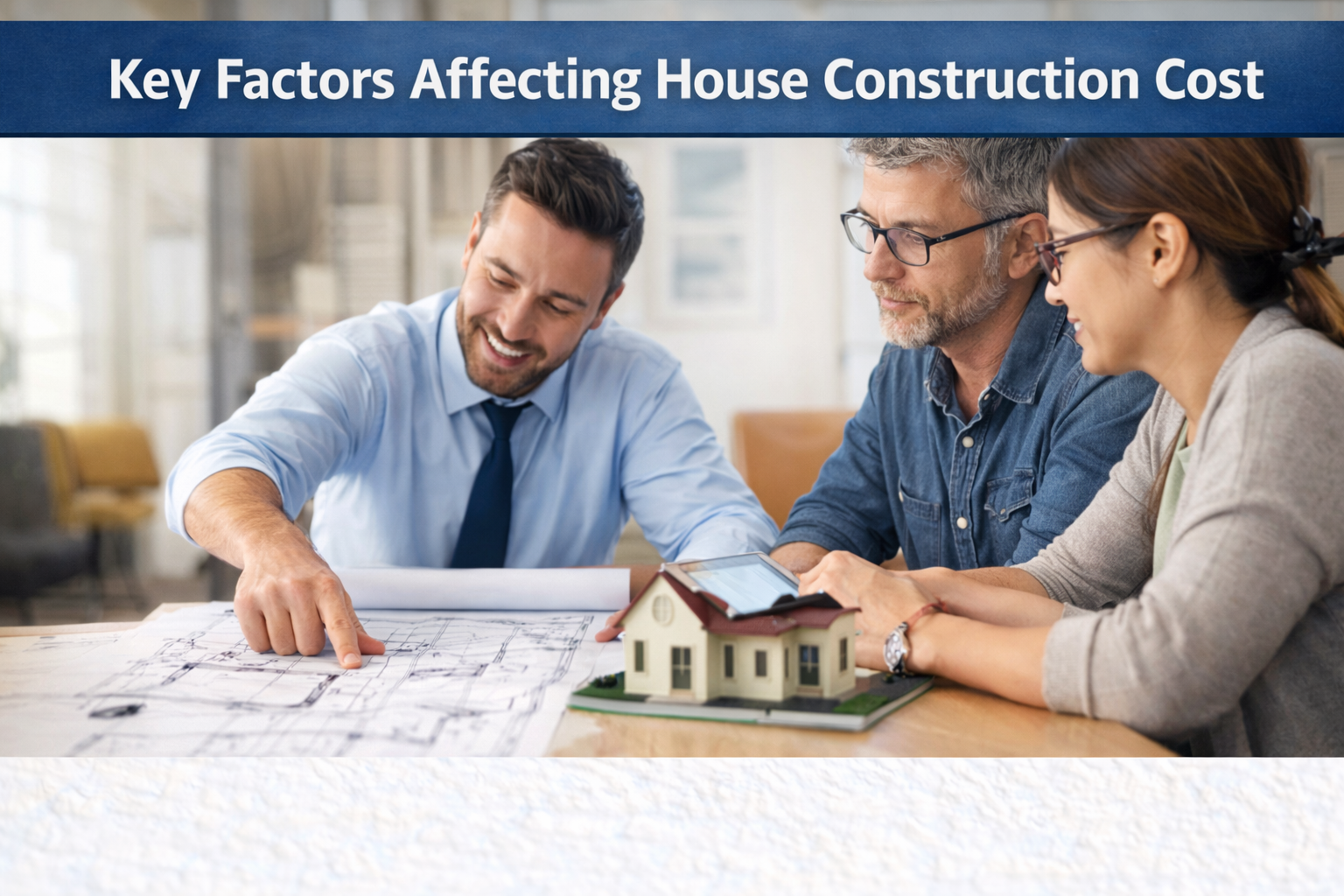 Key factors affecting house construction cost in India