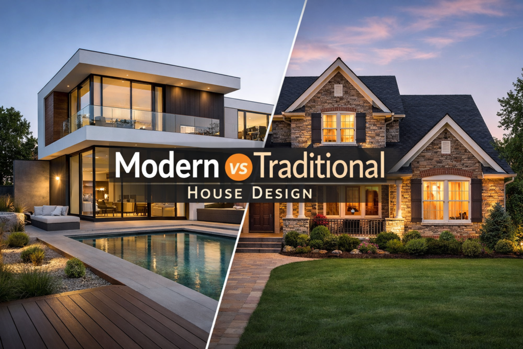 2 Essential Types of House Architecture: Modern vs Traditional House Design