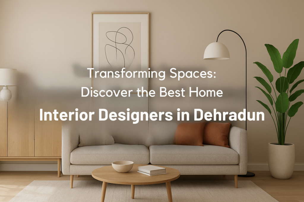 Best Interior Designers in Dehradun – Transforming Residential & Commercial Spaces with Excellence