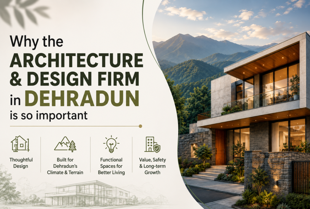 Why the architecture and design firm in Dehradun is so important