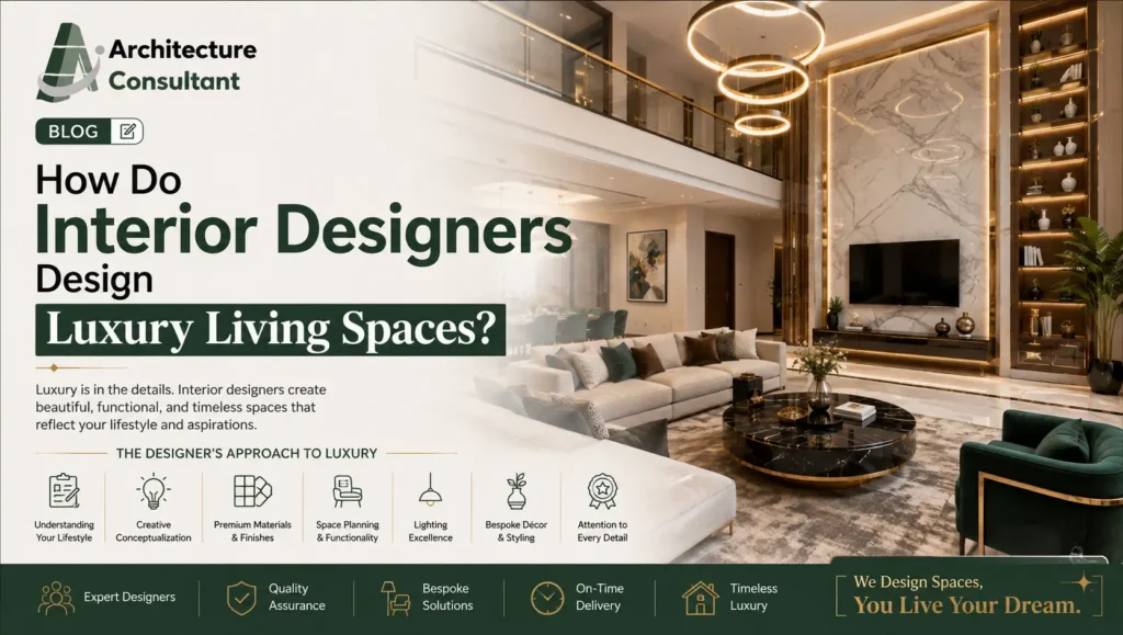 How Do Interior Designers Design Luxury Living Spaces?