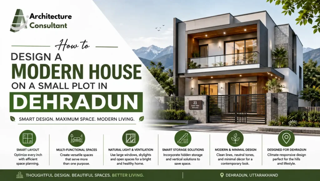 How to Design a Modern House on a Small Plot in Dehradun