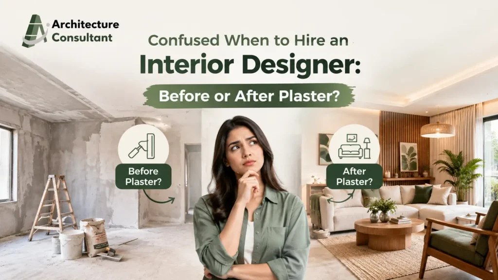 Confused When to Hire an Interior Designer: Before or After Plaster?